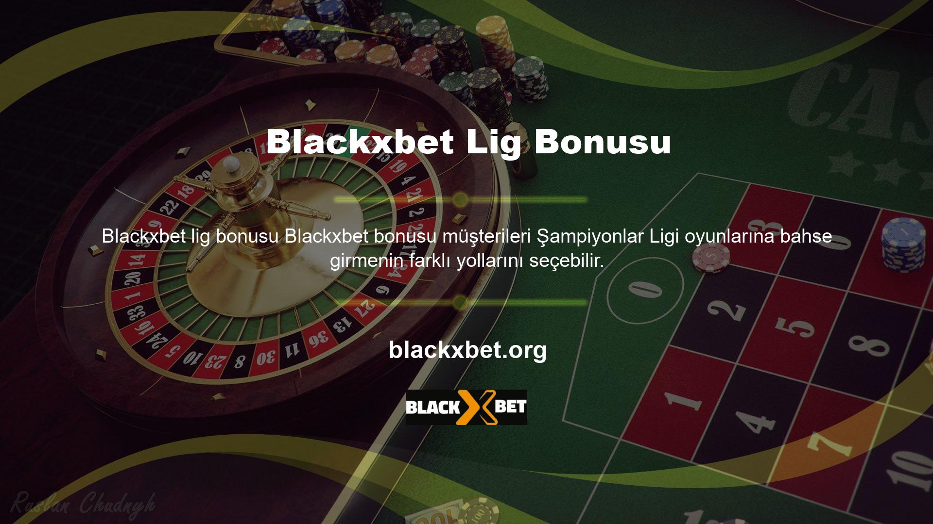 Her etkinlikte bahse girmenin farklı yollarını seçebilirsiniz